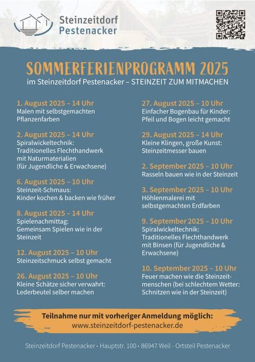 Sommerferien im Steinzeitdorf