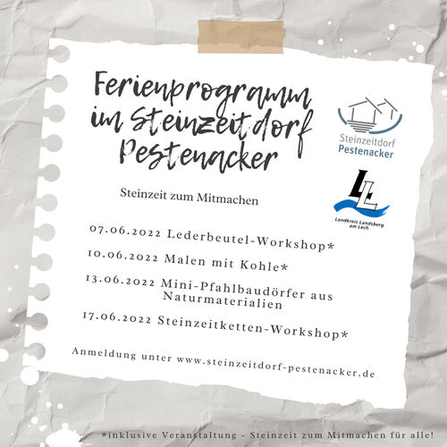 Pfingstferien im Steinzeitdorf