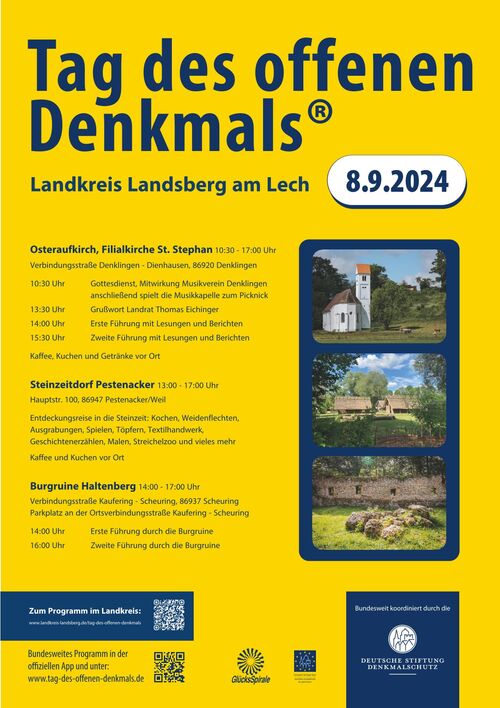 8. Sep 2024 - Tag des offenen Denkmals im Steinzeitdorf