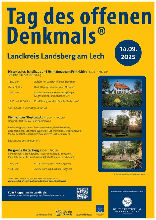 Tag des offenen Denkmals - 14. September 2025