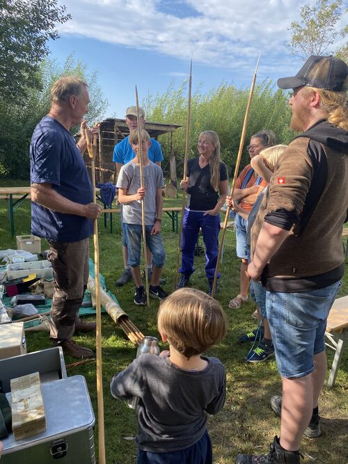 Workshop „Techniken der Steinzeit“ mit Wulf Hein von Archäotechnik