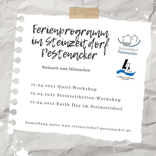 Osterferien im Steinzeitdorf